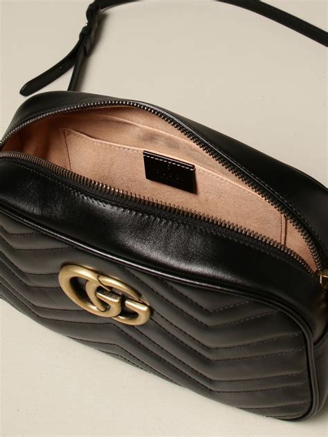 borsa gucci nera trapuntata|borse donna Gucci.